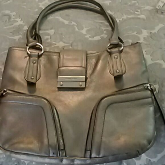 Franco Sarto Metallic Shoulder Bag - Picture 1 of 7